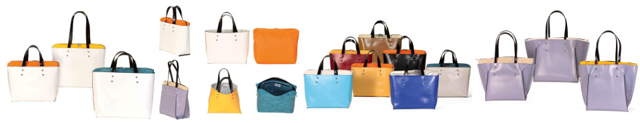Astore leather handbags and shoes