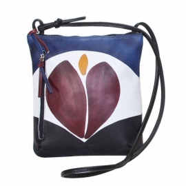 BORSA TRACOLLA ACQUERELLO INVERNO TULIPANO
