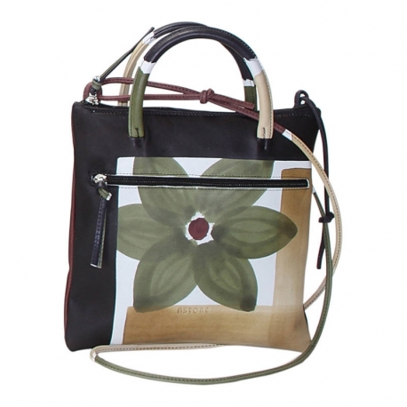 BORSA TRACOLLA ACQUERELLO CAMOUFLAGE FIORE