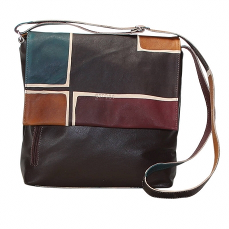 ACQUERELLO PLATINO GEOMETRICO ACROSS BODY BAG