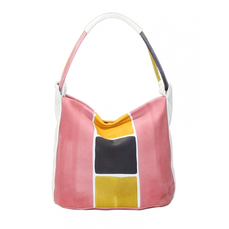 BORSA ACQUERELLO PINK TRIS