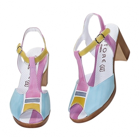 SANDALI ACQUERELLO ICE TRIS