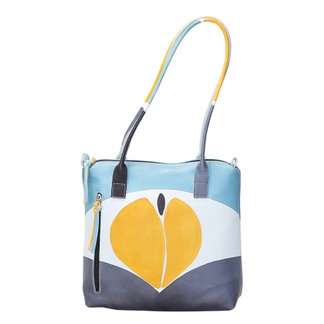 BORSA ACQUERELLO SOLE TULIPANO