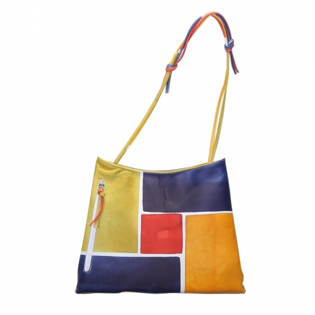 BORSA ACQUERELLO BLU SPIRE