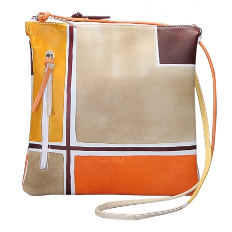 BORSA ACQUERELLO TRACOLLA DUNE GEOMETRICO