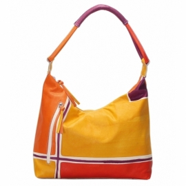 HANDBAG ACQUERELLO PLATINO GEOMETRICO