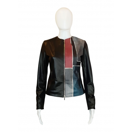 GIACCA IN PELLE WINE SQUARE