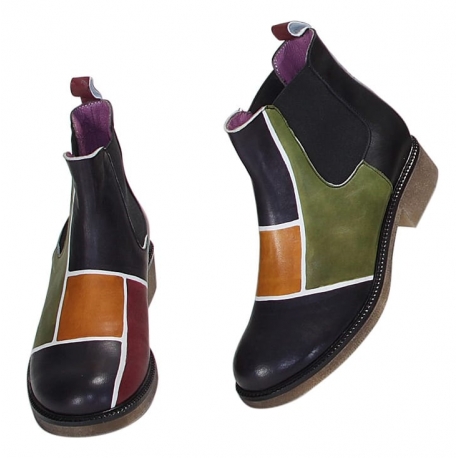 ACQUERELLO FORESTA SPIRE ANKLE BOOTS