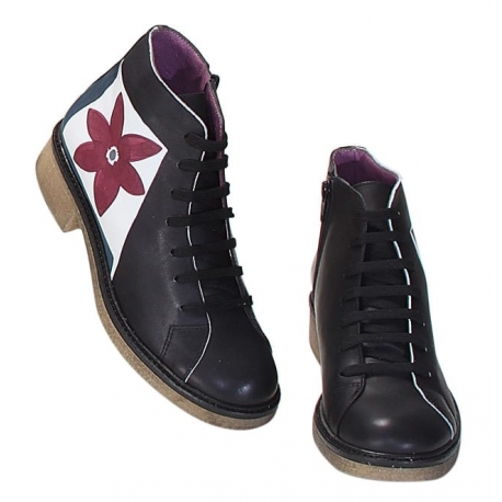 SCARPE ACQUERELLO WINE FIORE
