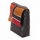 BORSA TRACOLLA ACQUERELLO GRATA BROWN SQUARE
