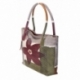 BORSA ACQUERELLO GRATA TAUPE FIORE