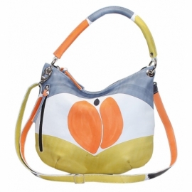 BORSA ACQUERELLO SICILIA TULIPANO