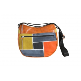 ACQUERELLO ORANGE SPIRE HANDBAG