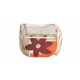 ACQUERELLO IVORY FLOWER HANDBAG
