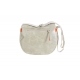 ACQUERELLO IVORY FLOWER HANDBAG