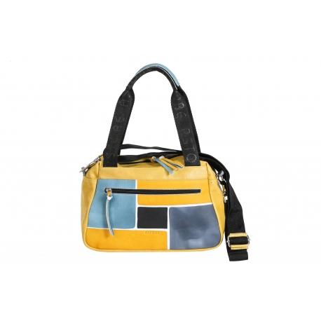 ACQUERELLO YELLOW SPIRE HANDBAG