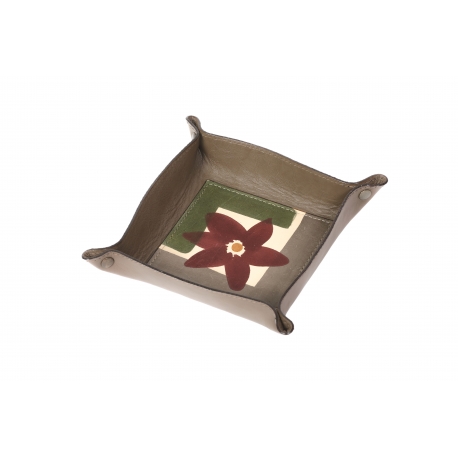 POCKET EMPTIER TAUPE FLOWER
