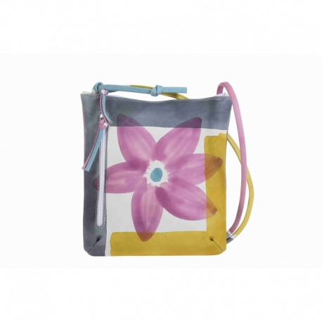 BORSA TRACOLLA ACQUERELLO ICE FIORE