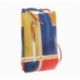 BORSA TRACOLLA ACQUERELLO BLU GEOMETRICO