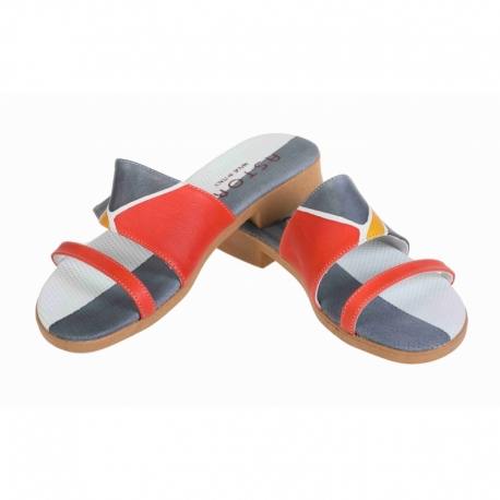 ACQUERELLO CLASSIC TRINAGOLO MULES