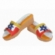 ACQUERELLO BLUE FLOWER SANDALS