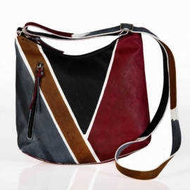 BORSA ACQUERELLO TERRA TRIANGOLO