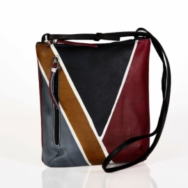 BORSA TRACOLLA ACQUERELLO TERRA TRIANGOLO