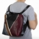 BORSA-ZAINO ACQUERELLO TERRA TRIANGOLO