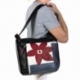 BORSA-ZAINO ACQUERELLO BLACK FIORE