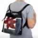 BORSA-ZAINO ACQUERELLO BLACK FIORE