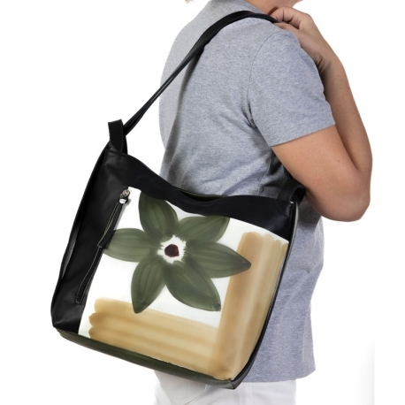 BORSA-ZAINO ACQUERELLO CAMOUFLAGE FIORE