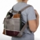ACQUERELLO TAUPE GEOMETRICO BAG-BACKPACK
