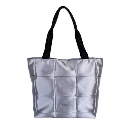 CITY BLUE SQUARE SHOPPER BAG