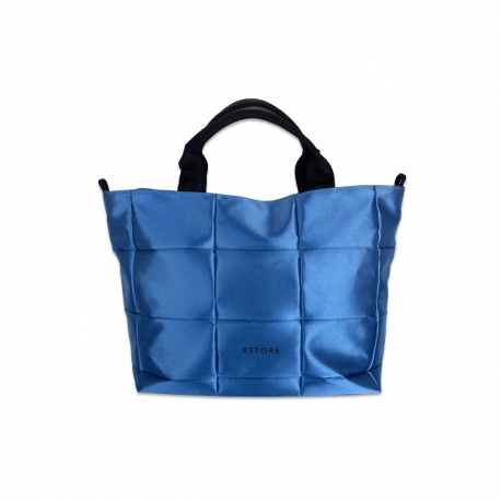 BORSA BLU QUADRI CITY