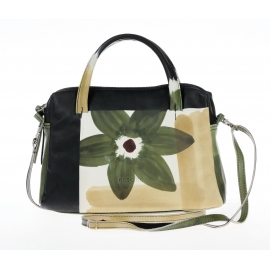 ACQUERELLO CAMOUFLAGE FLOWER HANDBAG SMALL