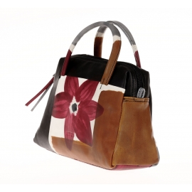 ACQUERELLO TERRA FLOWER HANDBAG SMALL