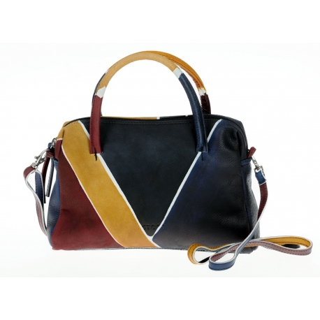 BORSA PICCOLA ACQUERELLO INVERNO TRIANGOLO