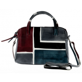 ACQUERELLO WINE SQUARE HANDBAG SMALL