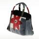 BORSA PICCOLA ACQUERELLO BLACK FIORE