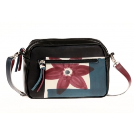 ACQUERELLO WINE FLOWER HANDBAG