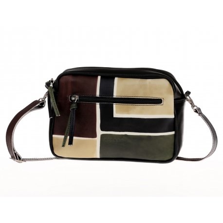 BORSA ACQUERELLO CAMOUFLAGE SQUARE