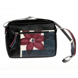 ACQUERELLO WINE FLOWER HANDBAG