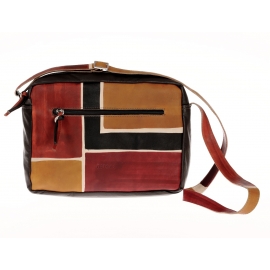 ACQUERELLO BROWN SQUARE HANDBAG