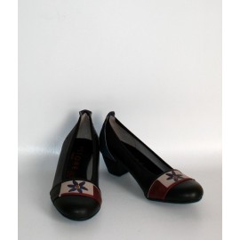 DECOLTE' CON FASCIA GR. NERO FIORE