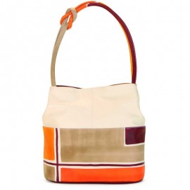 BORSA ACQUERELLO DUNE GEOMETRICO