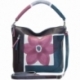 HANDBAG ACQUERELLO WINE FIORE