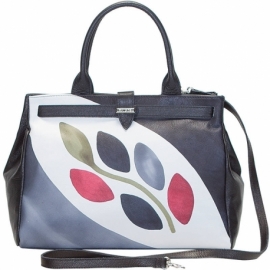 ACQUERELLO BLACK RAMO HANDBAG