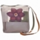 ACQUERELLO TAUPE FIORE ACROSS BODY BAG