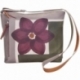 BORSA TRACOLLA ACQUERELLO TAUPE FIORE