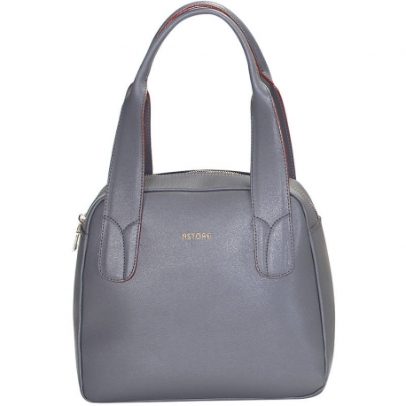 SAN MARCO SAFFIANO GRIGIO HANDBAG